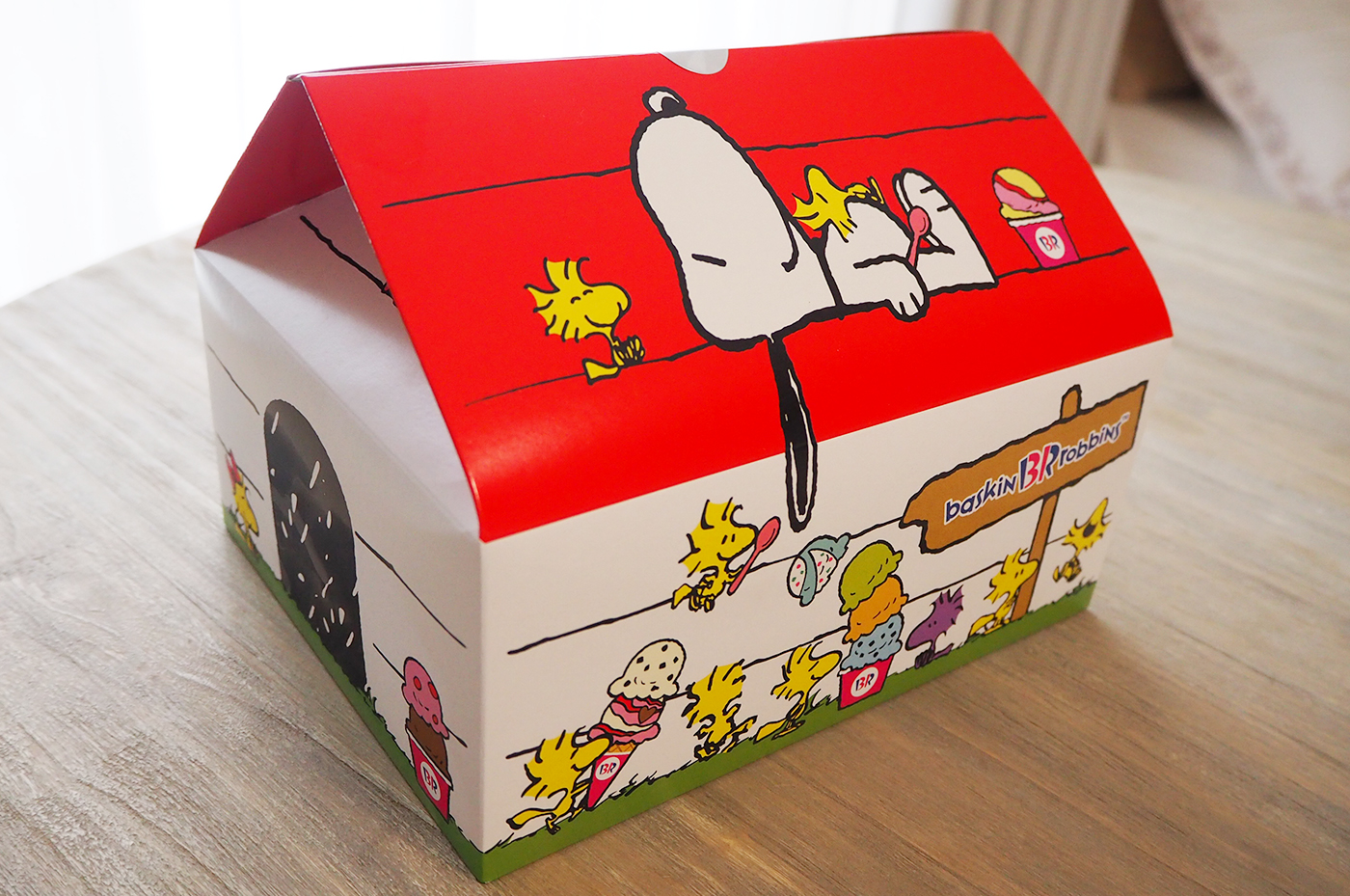 数量限定スヌーピーのお家 サーティーワン アイスを買ってみた Eat Happy